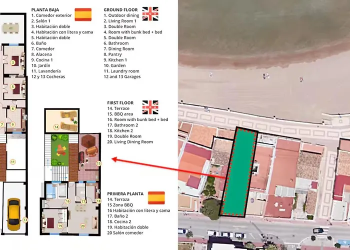 Шале Beachfront House *